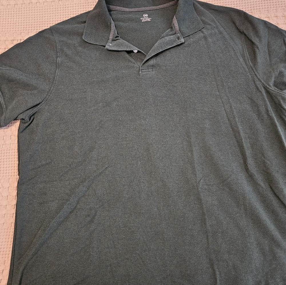 Big Man's Pullover 4XLT Forest Green